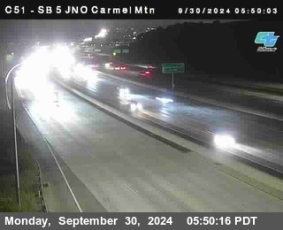 SB 5 at Carmel Mountain Rd.