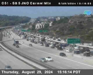 SB 5 at Carmel Mountain Rd.