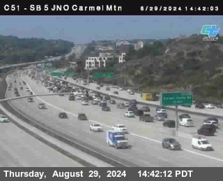 SB 5 at Carmel Mountain Rd.