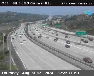 SB 5 at Carmel Mountain Rd.