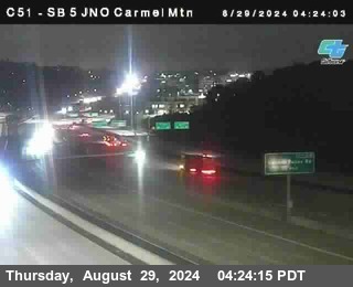 SB 5 at Carmel Mountain Rd.