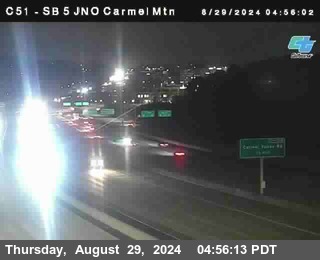 SB 5 at Carmel Mountain Rd.