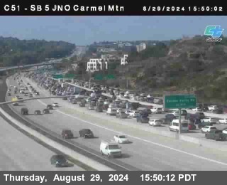 SB 5 at Carmel Mountain Rd.