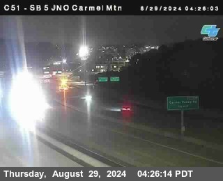 SB 5 at Carmel Mountain Rd.