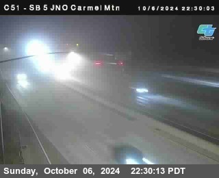 SB 5 at Carmel Mountain Rd.