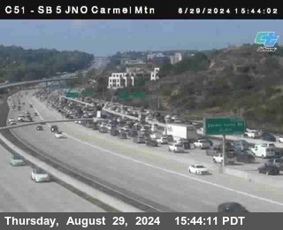 SB 5 at Carmel Mountain Rd.