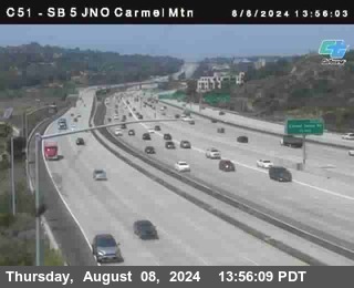 SB 5 at Carmel Mountain Rd.