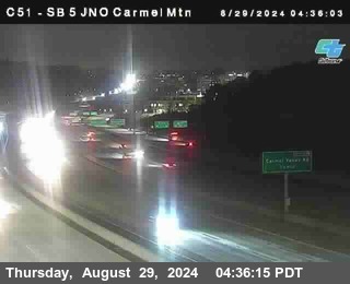 SB 5 at Carmel Mountain Rd.