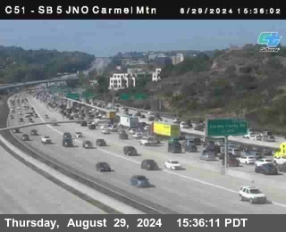 SB 5 at Carmel Mountain Rd.