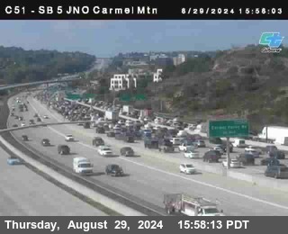 SB 5 at Carmel Mountain Rd.