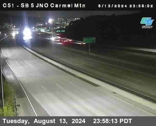 SB 5 at Carmel Mountain Rd.