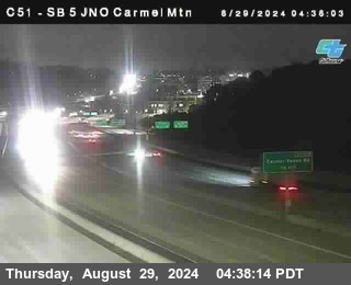 SB 5 at Carmel Mountain Rd.