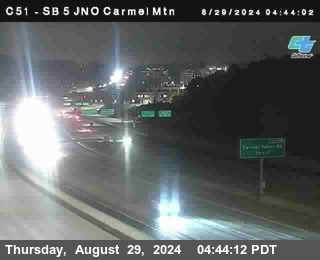 SB 5 at Carmel Mountain Rd.