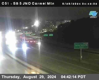 SB 5 at Carmel Mountain Rd.