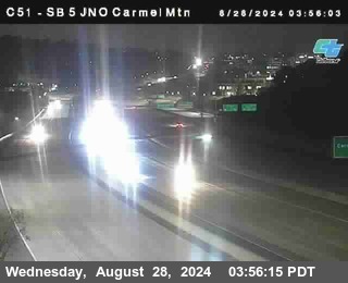 SB 5 at Carmel Mountain Rd.