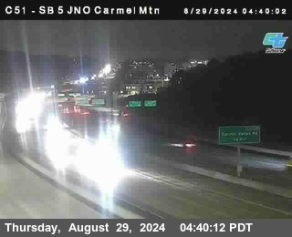 SB 5 at Carmel Mountain Rd.