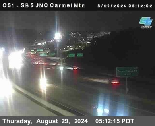 SB 5 at Carmel Mountain Rd.