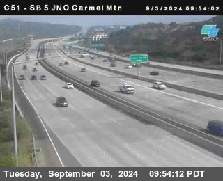 SB 5 at Carmel Mountain Rd.