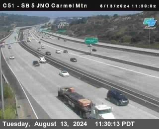 SB 5 at Carmel Mountain Rd.