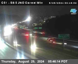 SB 5 at Carmel Mountain Rd.