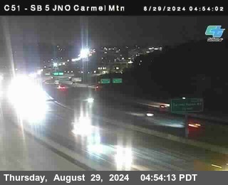 SB 5 at Carmel Mountain Rd.