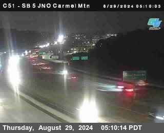 SB 5 at Carmel Mountain Rd.