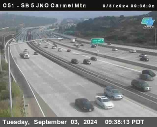 SB 5 at Carmel Mountain Rd.