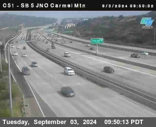 SB 5 at Carmel Mountain Rd.