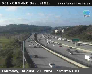 SB 5 at Carmel Mountain Rd.