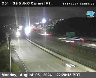 SB 5 at Carmel Mountain Rd.