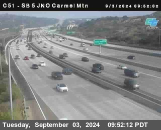 SB 5 at Carmel Mountain Rd.