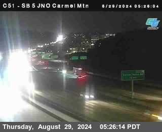 SB 5 at Carmel Mountain Rd.