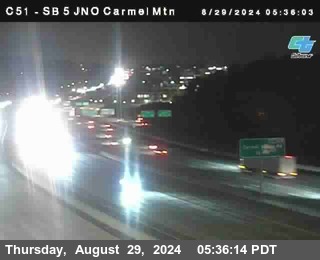 SB 5 at Carmel Mountain Rd.