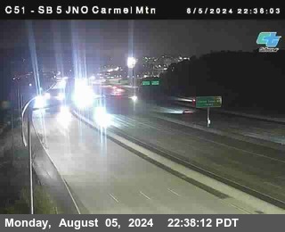 SB 5 at Carmel Mountain Rd.