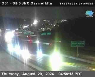 SB 5 at Carmel Mountain Rd.