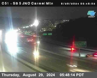 SB 5 at Carmel Mountain Rd.