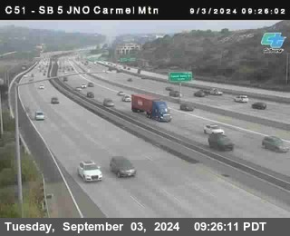 SB 5 at Carmel Mountain Rd.