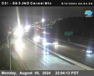 SB 5 at Carmel Mountain Rd.