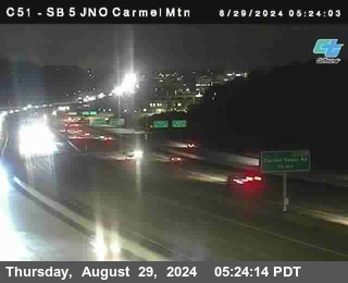 SB 5 at Carmel Mountain Rd.