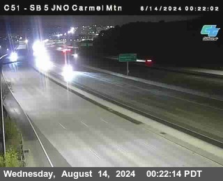 SB 5 at Carmel Mountain Rd.