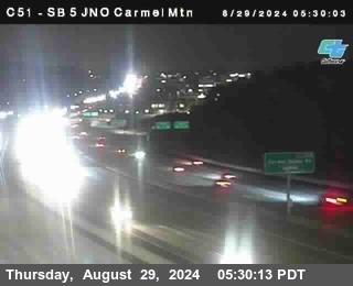 SB 5 at Carmel Mountain Rd.