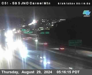 SB 5 at Carmel Mountain Rd.