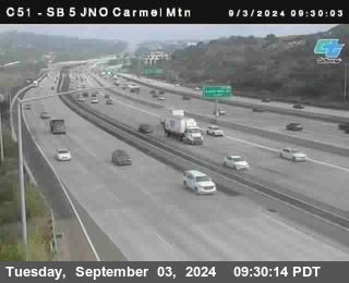 SB 5 at Carmel Mountain Rd.