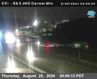 SB 5 at Carmel Mountain Rd.