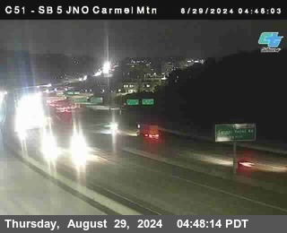 SB 5 at Carmel Mountain Rd.