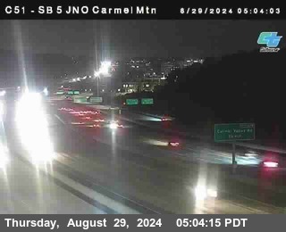 SB 5 at Carmel Mountain Rd.