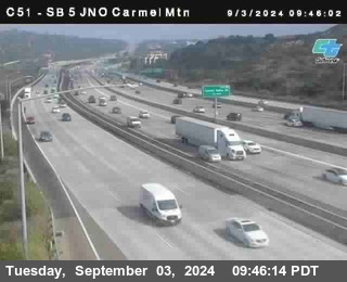 SB 5 at Carmel Mountain Rd.