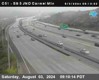 SB 5 at Carmel Mountain Rd.