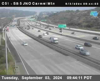 SB 5 at Carmel Mountain Rd.