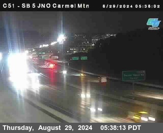 SB 5 at Carmel Mountain Rd.